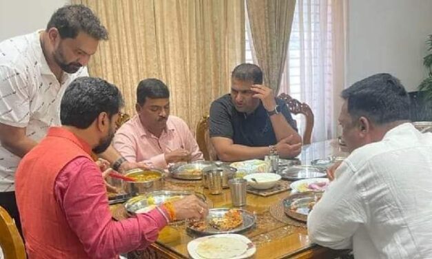 ಬಾಡೂಟ ಸೇವಿಸಿ‌ ನಾಗಬನಕ್ಕೆ ಭೇಟಿ ಕೊಟ್ಟರಾ ರವಿ?