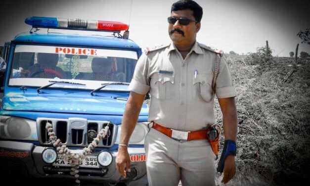 ಖಾಕಿ‌ ಕಳಚಿ ಖಾದಿ ತೊಟ್ಟ ಪೋಲಿಸ್ ‌ಅಧಿಕಾರಿ