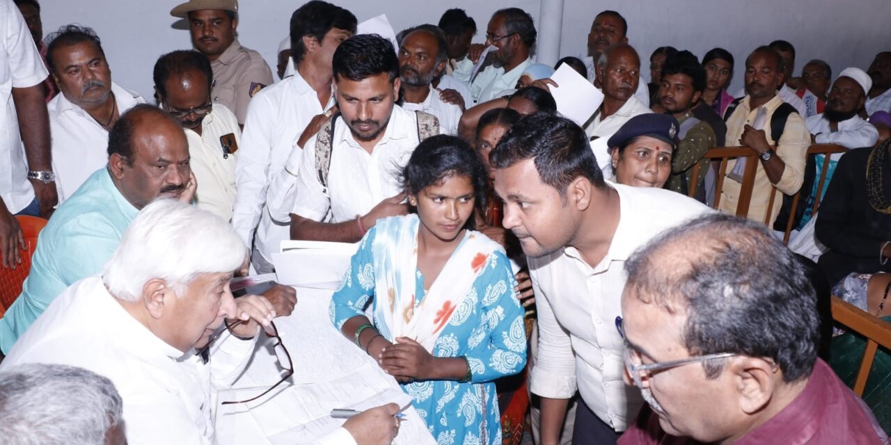 ವೈದ್ಯಕೀಯ ನೆರವು ಕೋರಿ ಬಂದ ಅಹವಾಲುಗಳಿಗೆ ನೆರವಿನ ಹಸ್ತ ಚಾಚಿದ ಸಚಿವ ಎಚ್.ಕೆ.ಪಾಟೀಲ