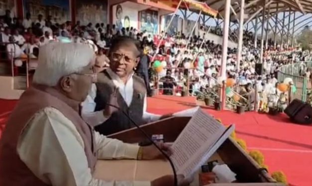 ಗಣರಾಜ್ಯೋತ್ಸವ ವೇದಿಕೆಯಲ್ಲಿ ‘ವಿಕಸಿತ ಭಾರತ್’ ಕಿಚ್ಚು; ಸಚಿವ ಎಚ್.ಕೆ. ಪಾಟೀಲ್ ಭಾಷಣಕ್ಕೆ ಸಂಕನೂರ್ ಬಹಿಷ್ಕಾರ!